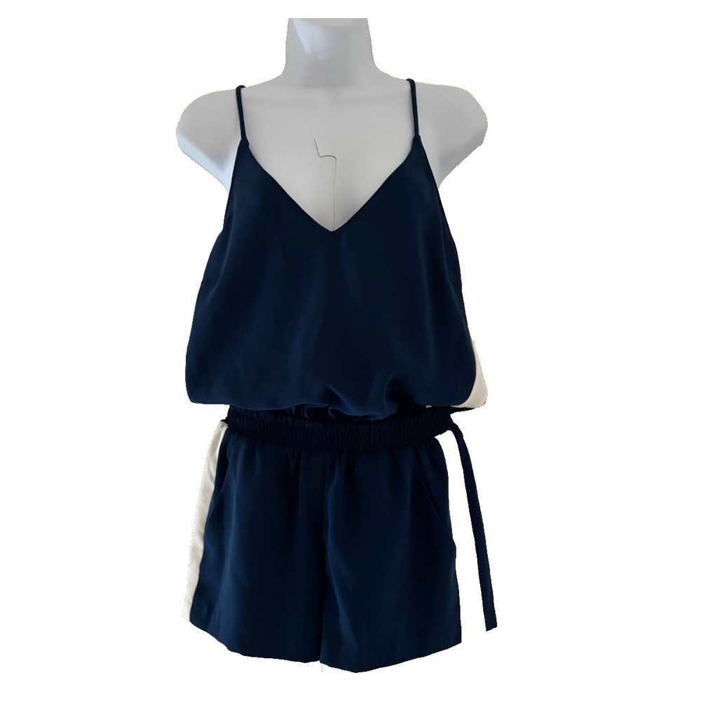 Amanda Uprichard Romper Beach Womens Small Resort Coastal Preppy Minimalist Soft